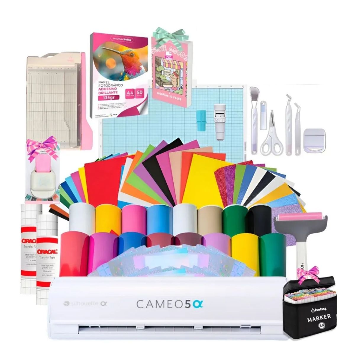 SILHOUETTE - Silhouette Cameo 5 Blanca K569 Golden Kit Alfa