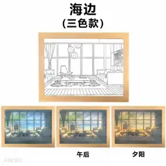 GENERICO - Pintura Decorativa Con Luz Led Usb