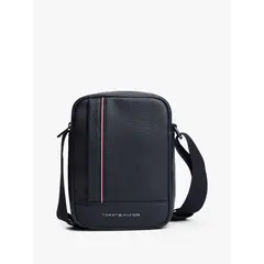 TOMMY HILFIGER - Bolso Reporter Con Logo Metálico Azul