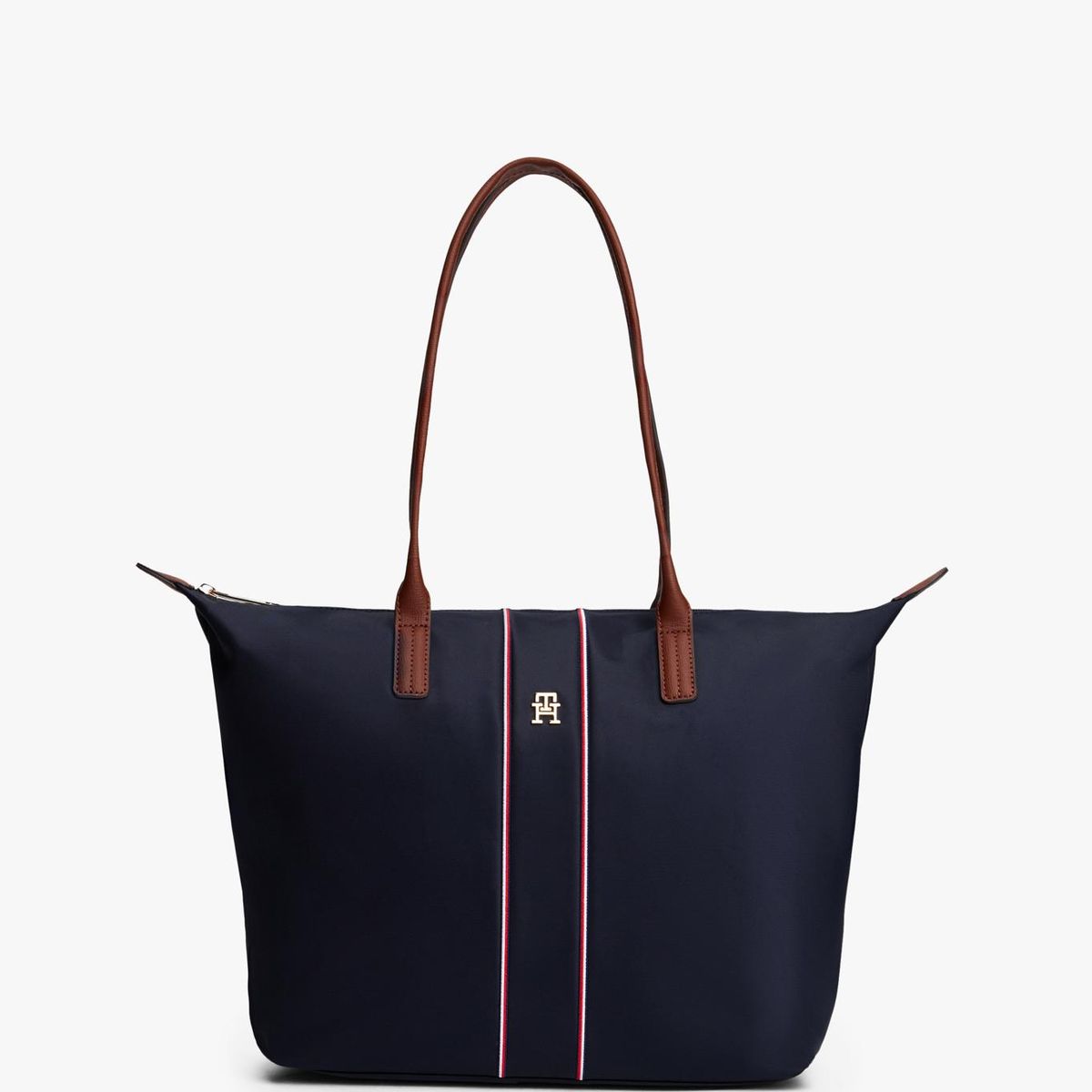 TOMMY HILFIGER - Tote Corporate Monogram Azul Tommy Hilfiger