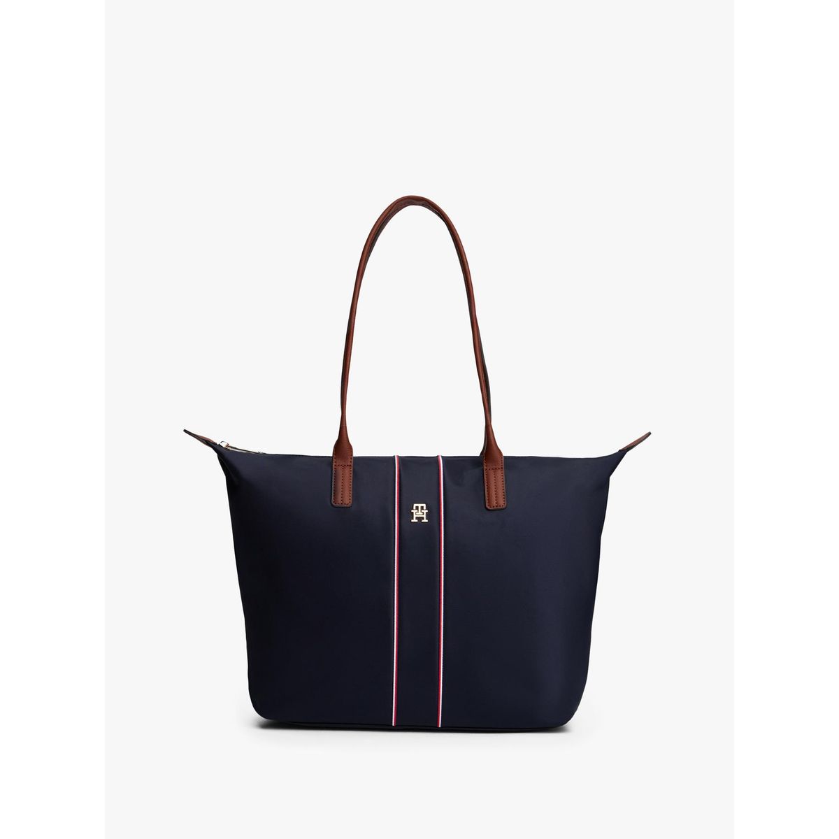 TOMMY HILFIGER - Tote Corporate Monogram Azul Tommy Hilfiger