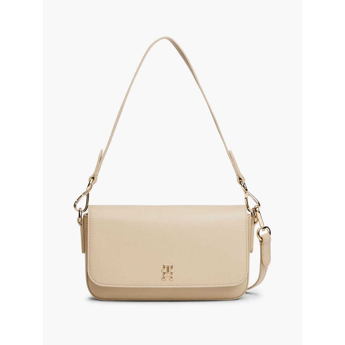 TOMMY HILFIGER - Bandolera Icon Convertible Beige Tommy Hilfiger