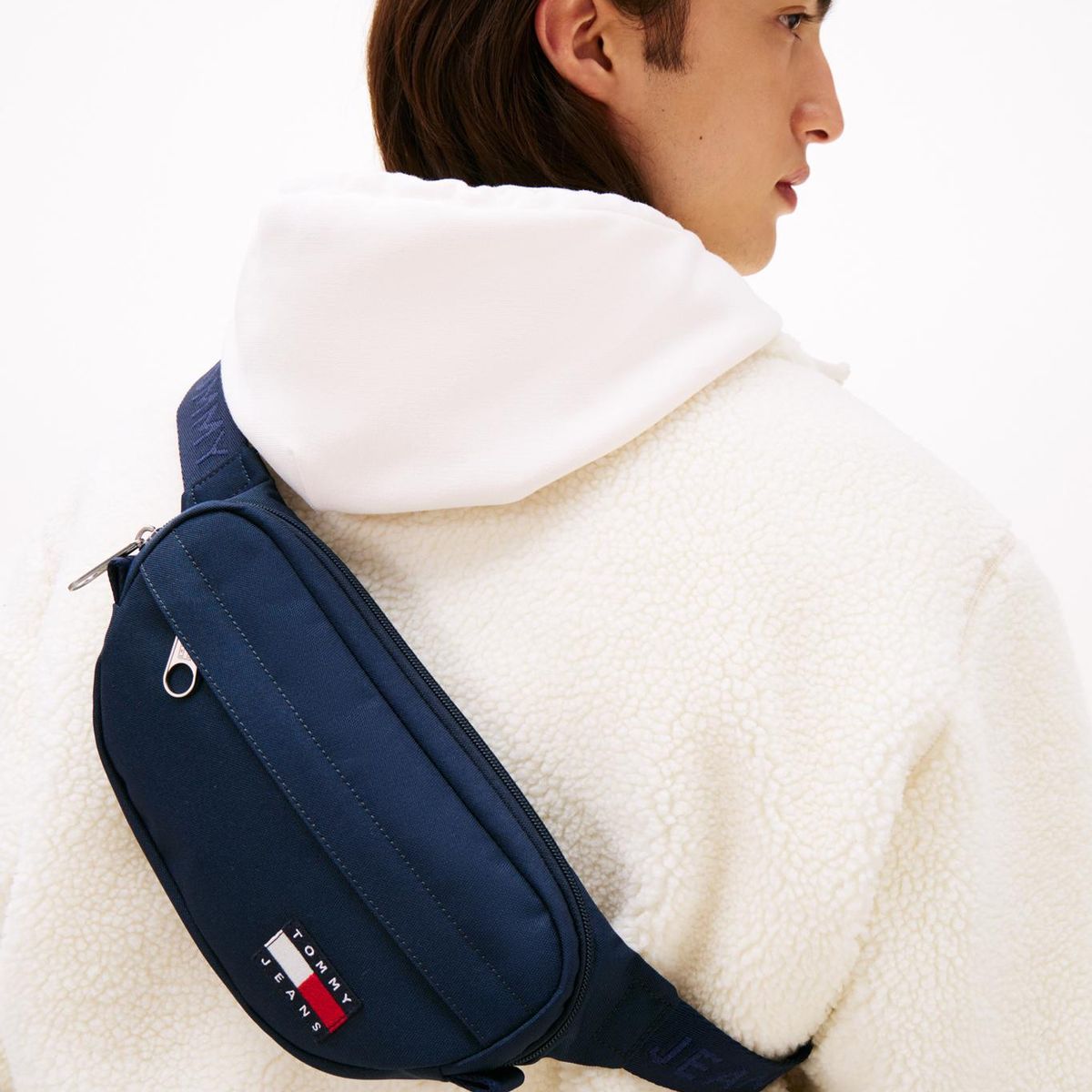 TOMMY HILFIGER - Banano Essential Daily Azul Tommy Jeans