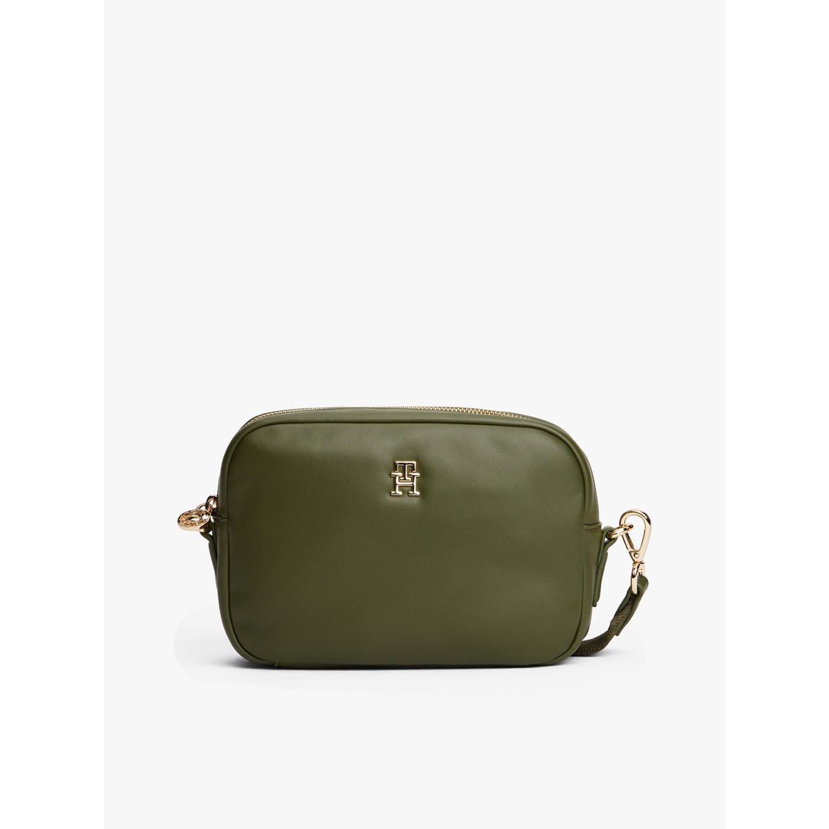 TOMMY HILFIGER - Bandolera Popette Soft Monogram Verde Tommy Hilfiger