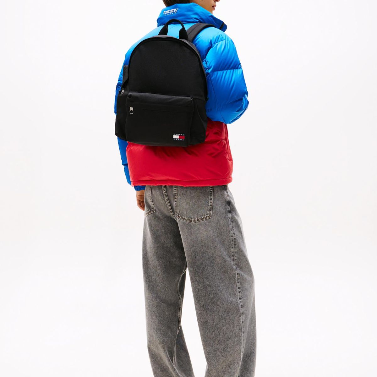 TOMMY HILFIGER - Mochila Essential Con Logo Negro Tommy Jeans