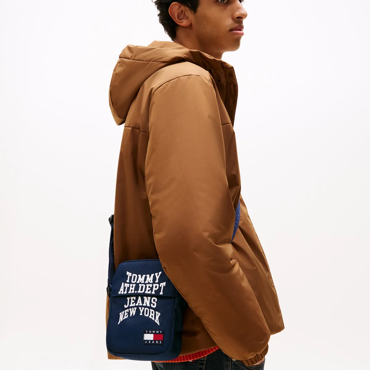 TOMMY HILFIGER - Bolso Reporter Con Logo Gráfico Azul Tommy Jeans