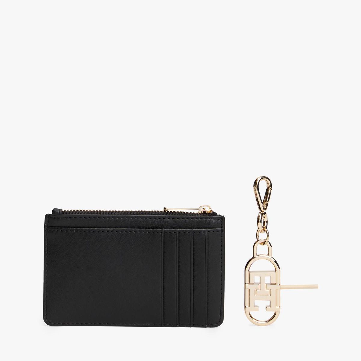 TOMMY HILFIGER - Set De Tarjetero Y Colgante Negro Tommy Hilfiger