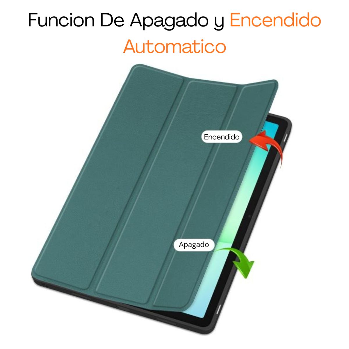 GENERICO - Carcasa Funda Para Samsung Galaxy Tab A11 Plus 11 Pulgadas Verde