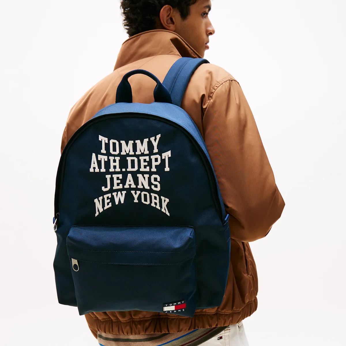 TOMMY HILFIGER - Mochila Con Logo Gráfico Ny Azul Tommy Jeans