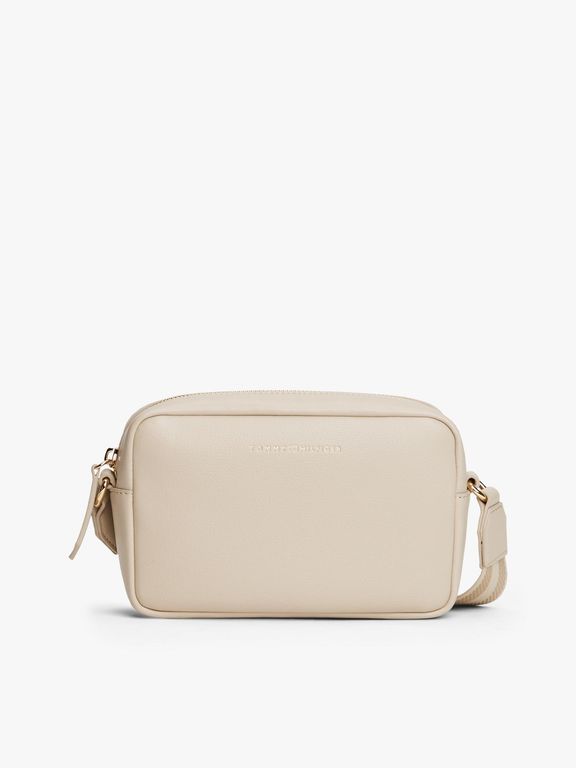 Bandolera Tonal Con Logo Beige Beige TALLA UNICA