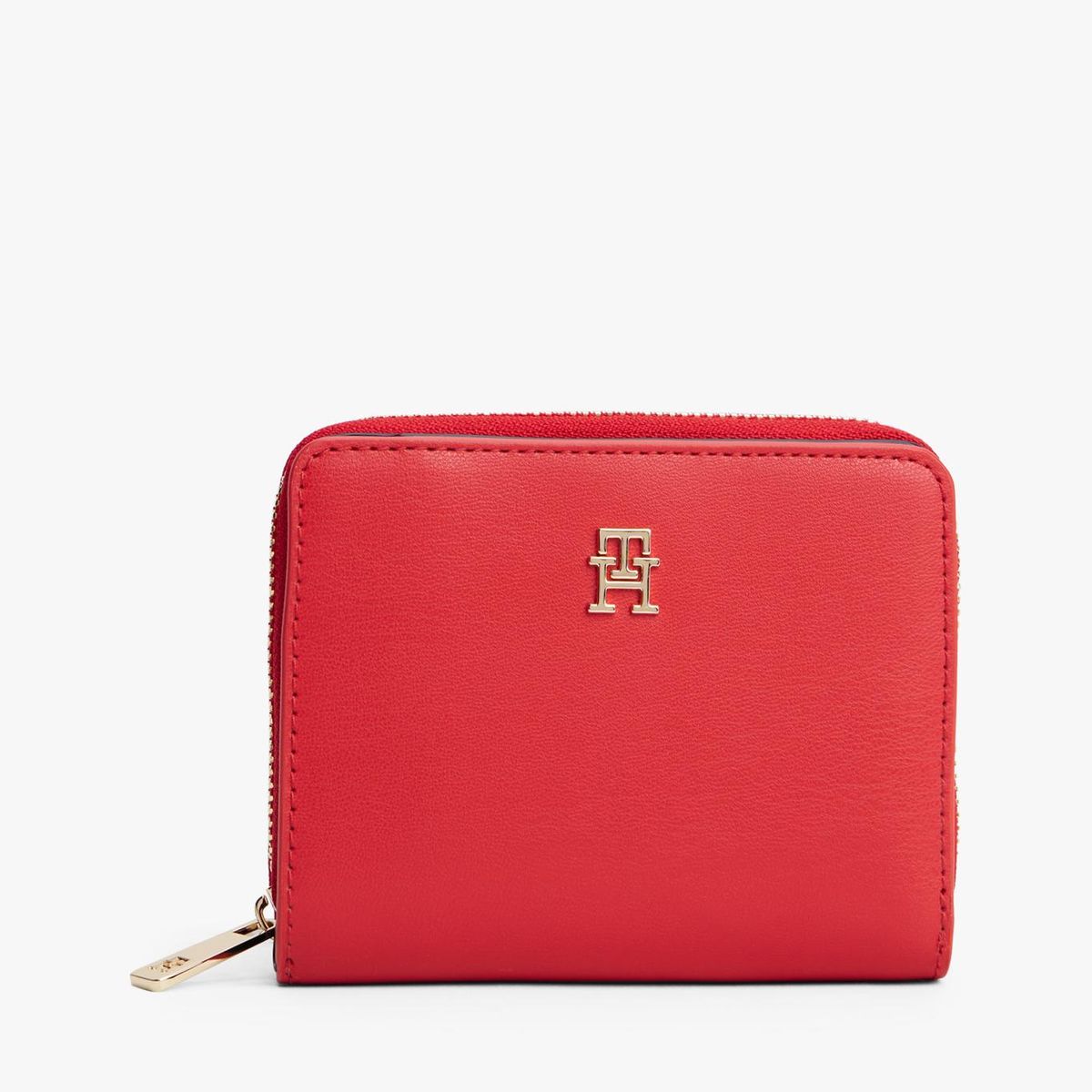 TOMMY HILFIGER - Billetera De Solapa Monogram Rojo Tommy Hilfiger