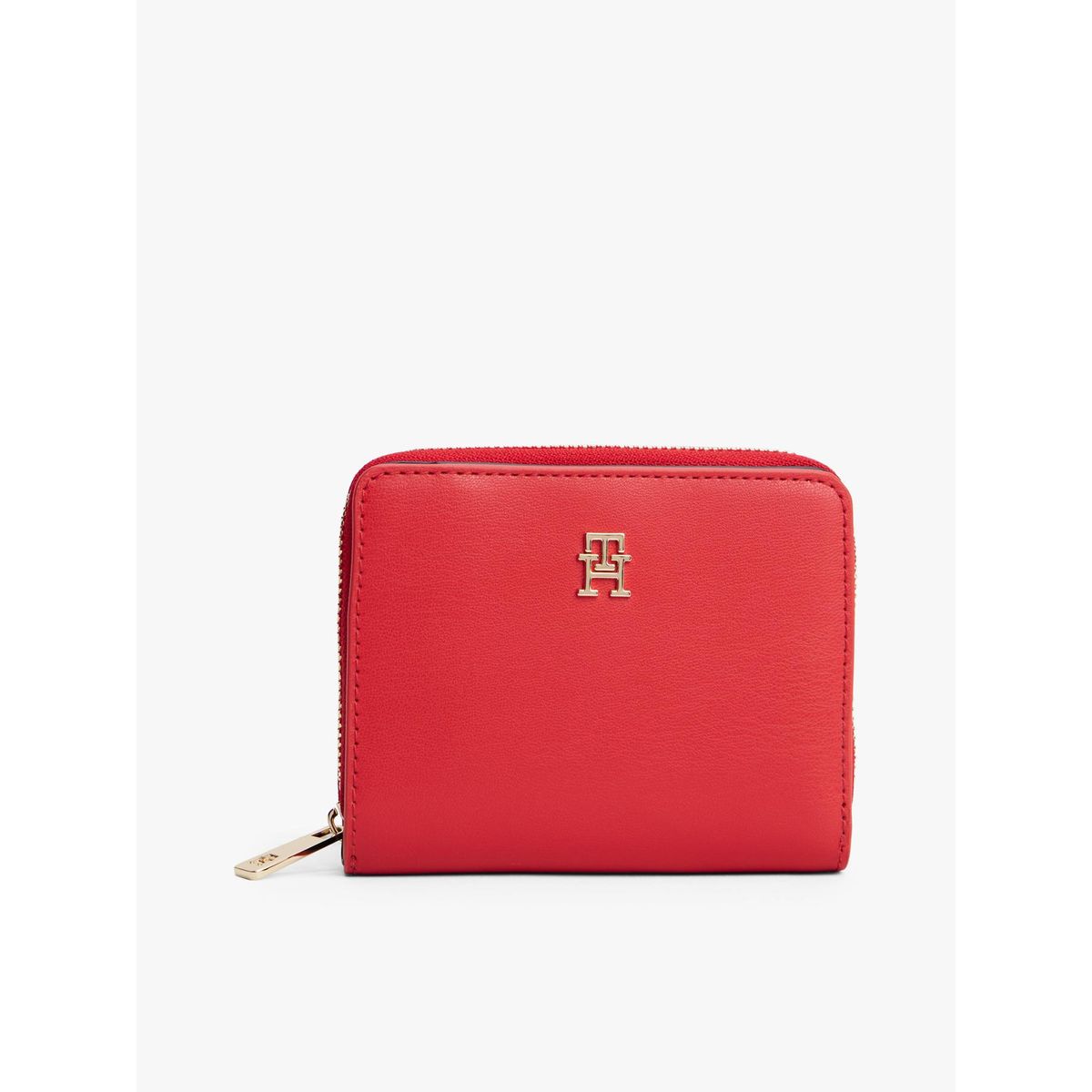 TOMMY HILFIGER - Billetera De Solapa Monogram Rojo Tommy Hilfiger