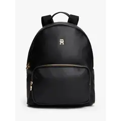 TOMMY HILFIGER - Mochila Popette Monogram Negro
