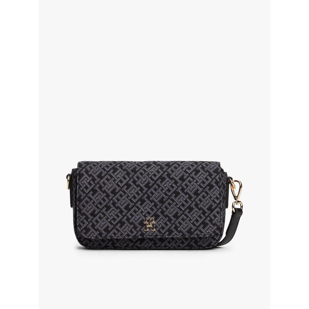TOMMY HILFIGER - Cartera Icon De Jacquard Negro Tommy Hilfiger