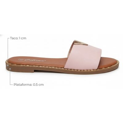 Imagen 2 del producto Sandalia Mujer Chala Verano Rosa Comoda Liviana Elegante