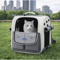 HOMER OUTDOOR - Bolsa Para Gatos - Transporte Seguro Y Cómodo