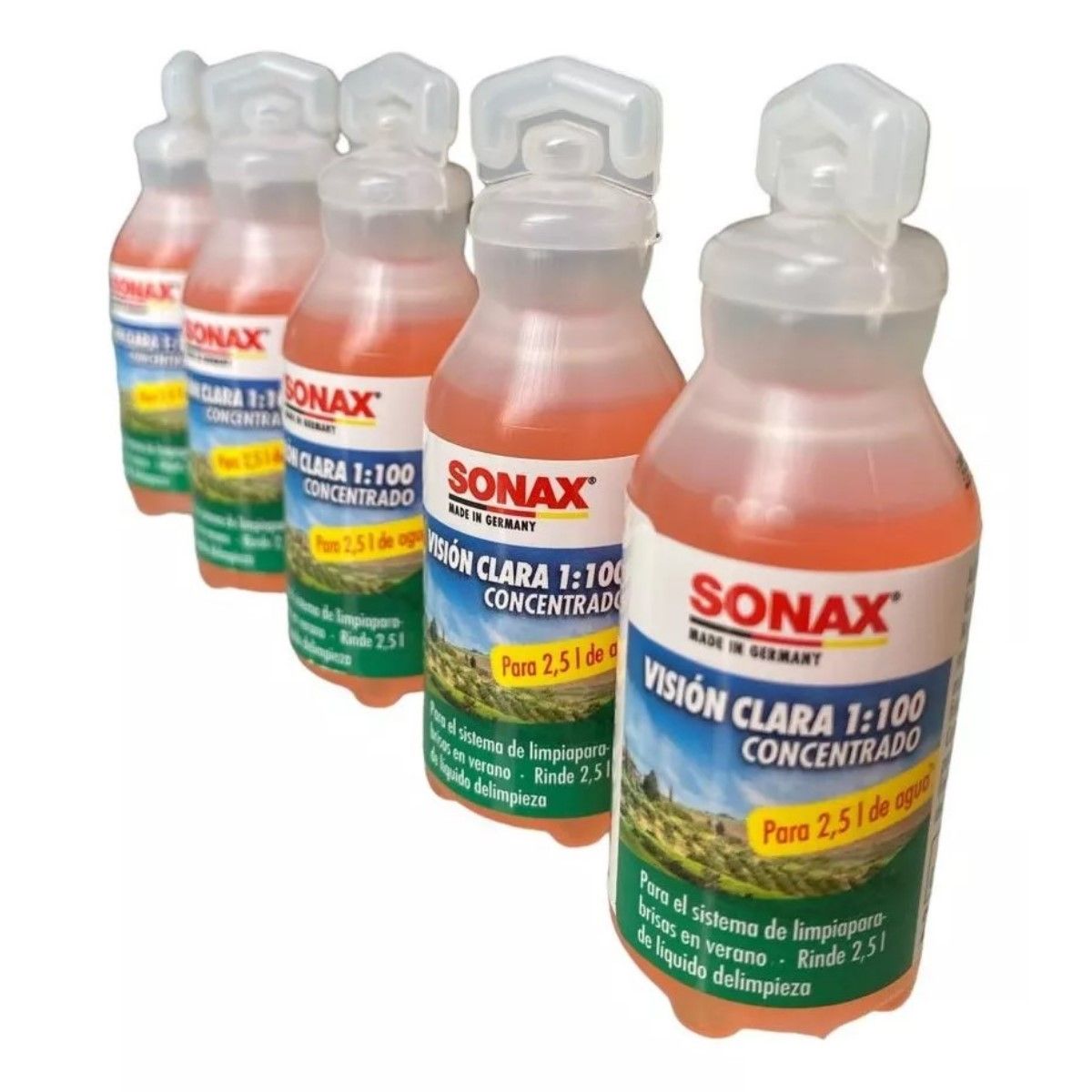 SONAX - Limpiavidrios Concentrado 25ml Vision Clara Sonax Pack X 5un