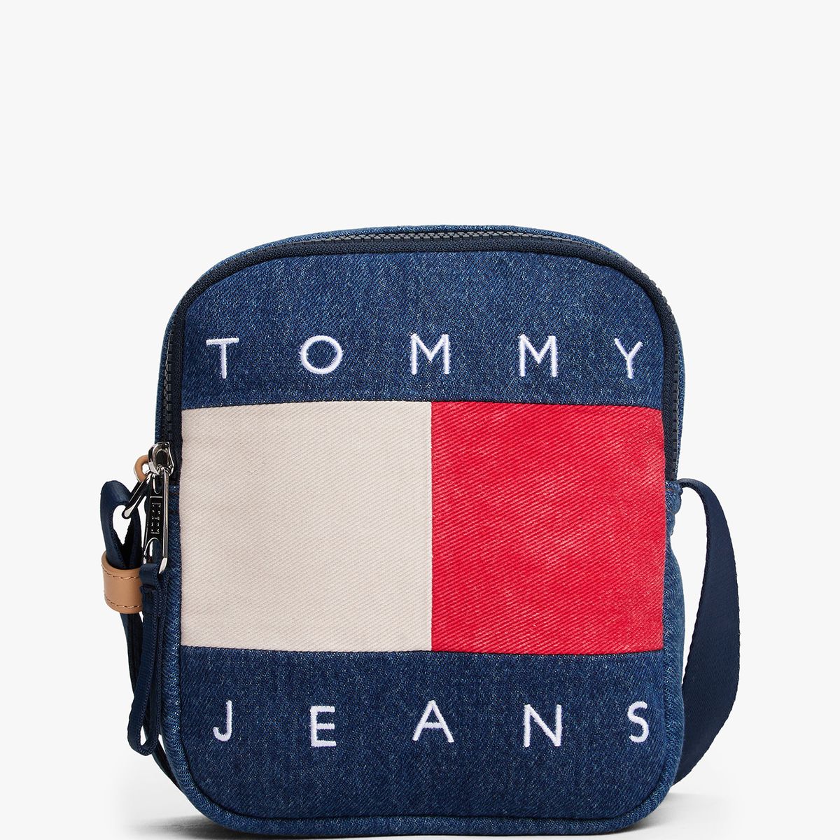 TOMMY HILFIGER - Bolso Denim Con Logo Azul Tommy Jeans