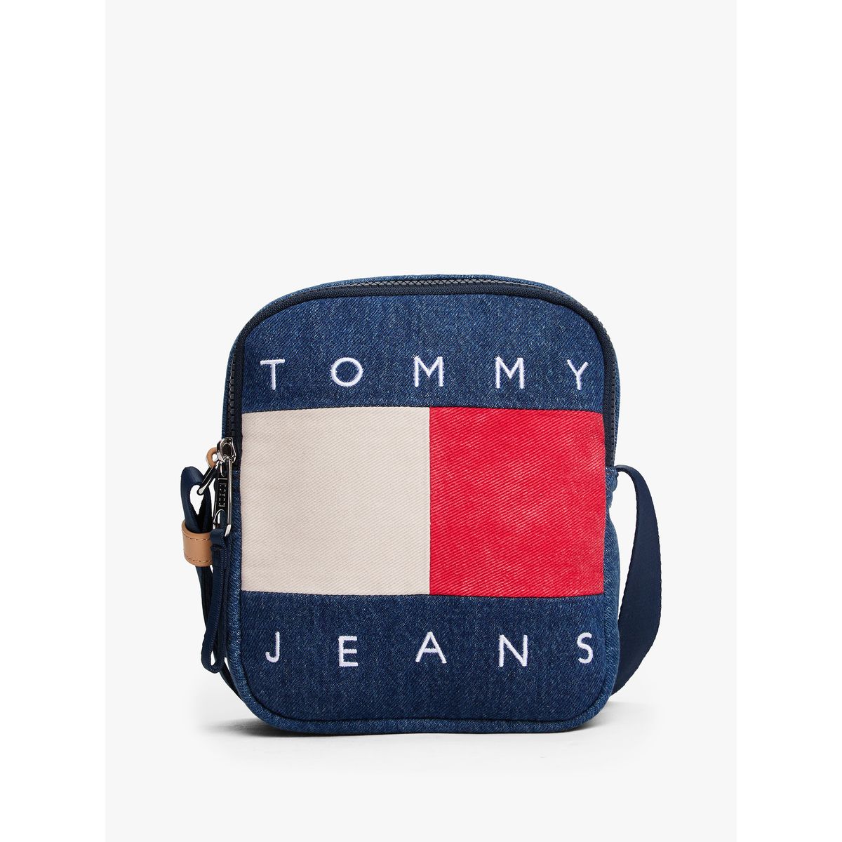TOMMY HILFIGER - Bolso Denim Con Logo Azul Tommy Jeans