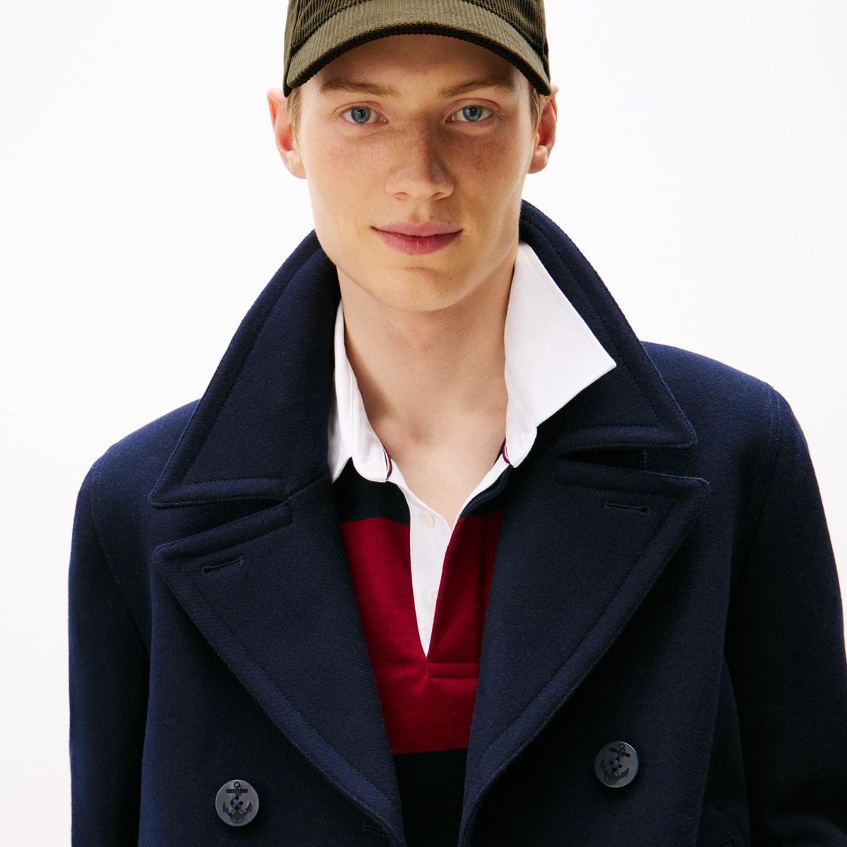 TOMMY HILFIGER - Jockey De Pana Con Logo Verde Tommy Hilfiger
