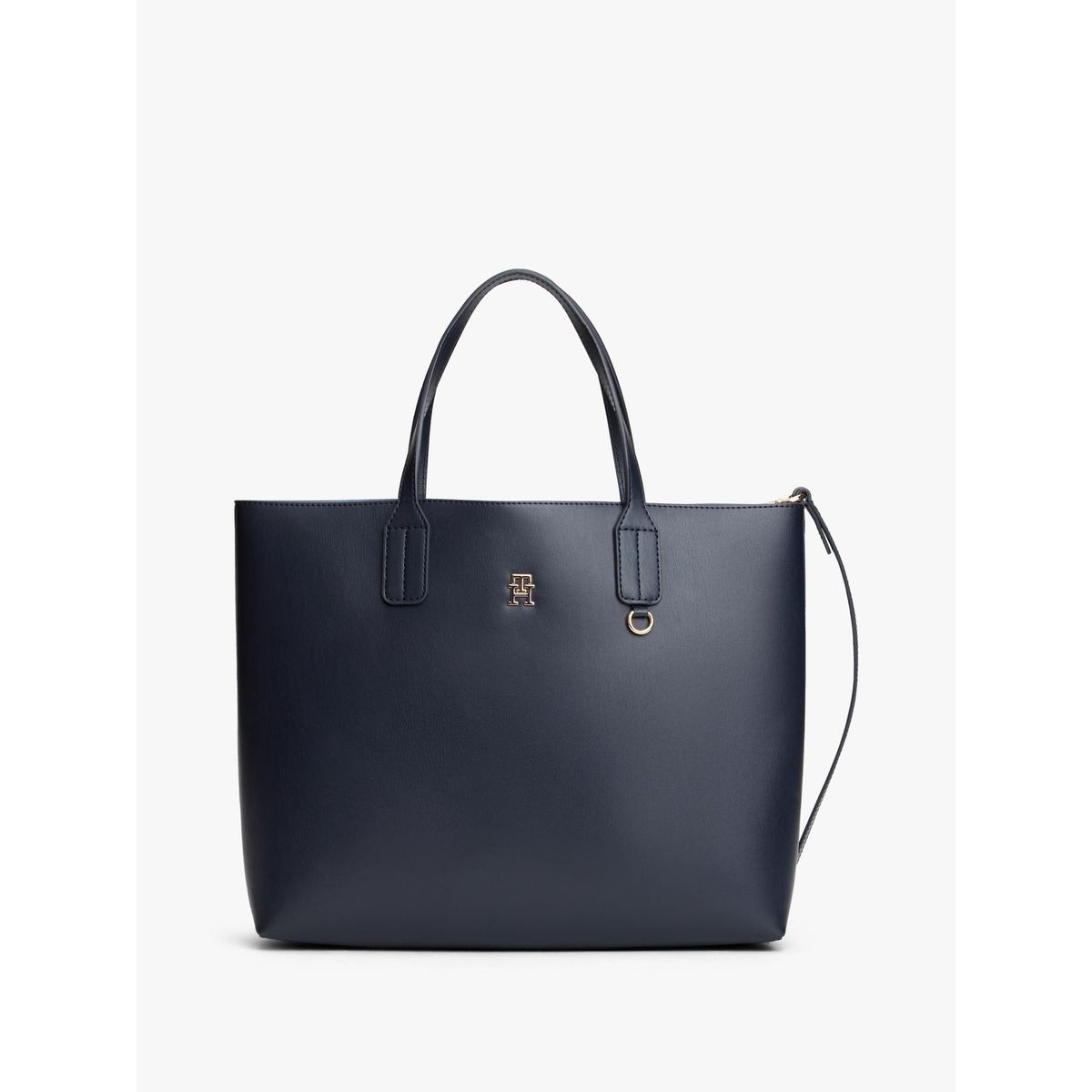 TOMMY HILFIGER - Cartera Satchel Icon Azul Tommy Hilfiger