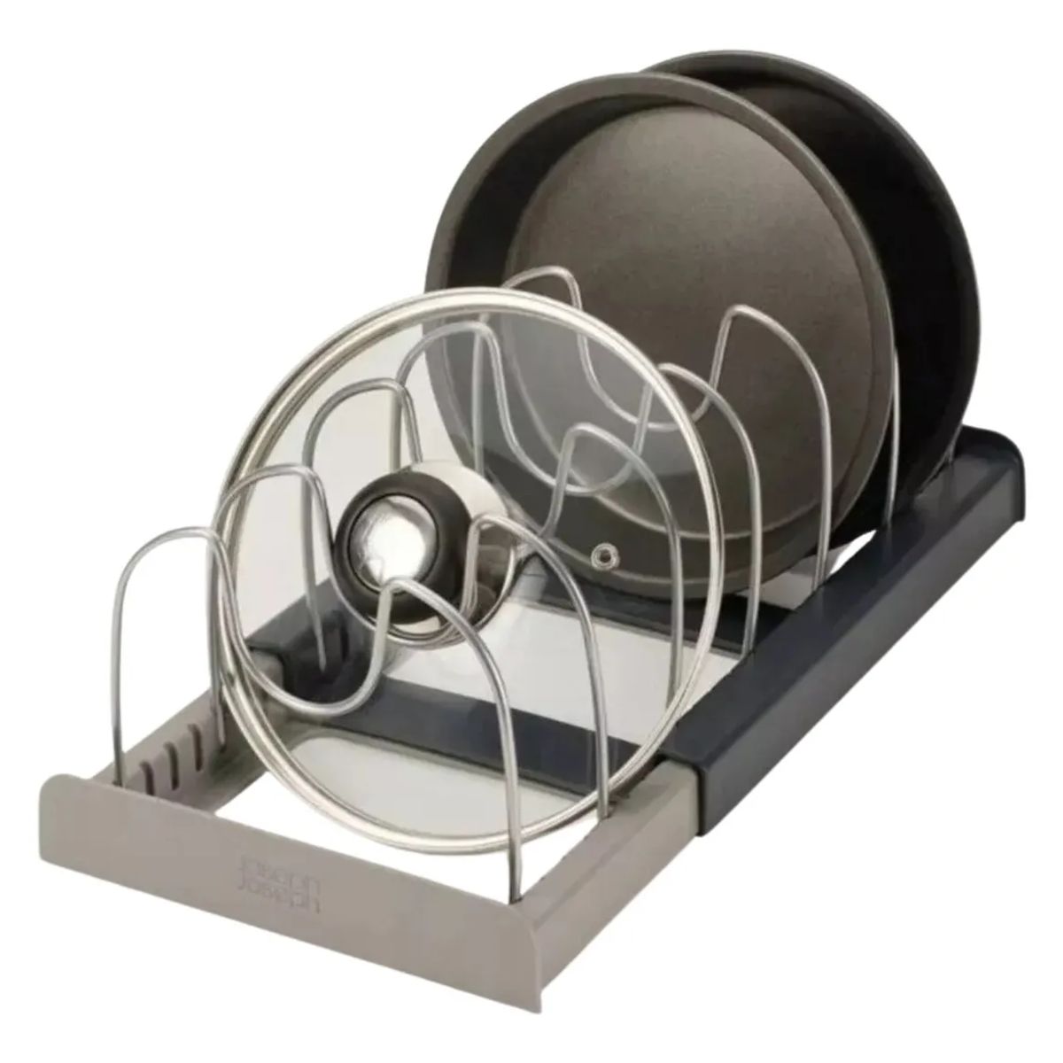 GENERICO - Rack Organizador Tapas Ollas Expandible 7 Divisores Ajustable