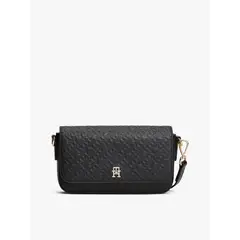 TOMMY HILFIGER - Cartera Icon Monogram Negro
