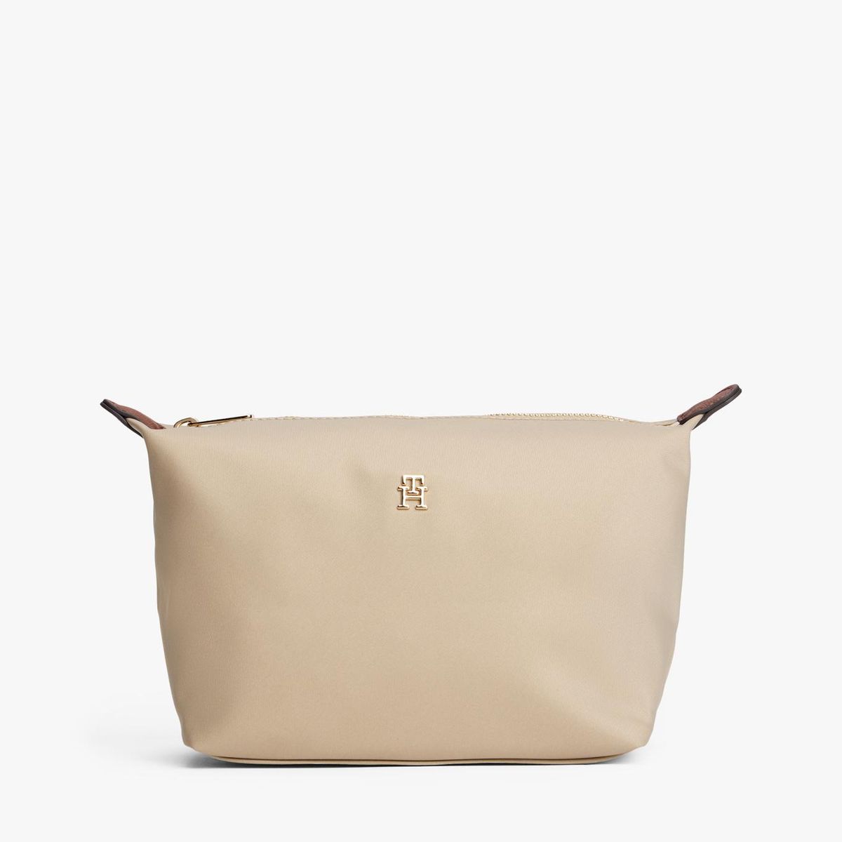 TOMMY HILFIGER - Neceser Con Monogram Beige Tommy Hilfiger