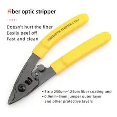 GENERICO - Peladora Pelacables De Fibra Óptica Cfs-3 Con 3 Orificios