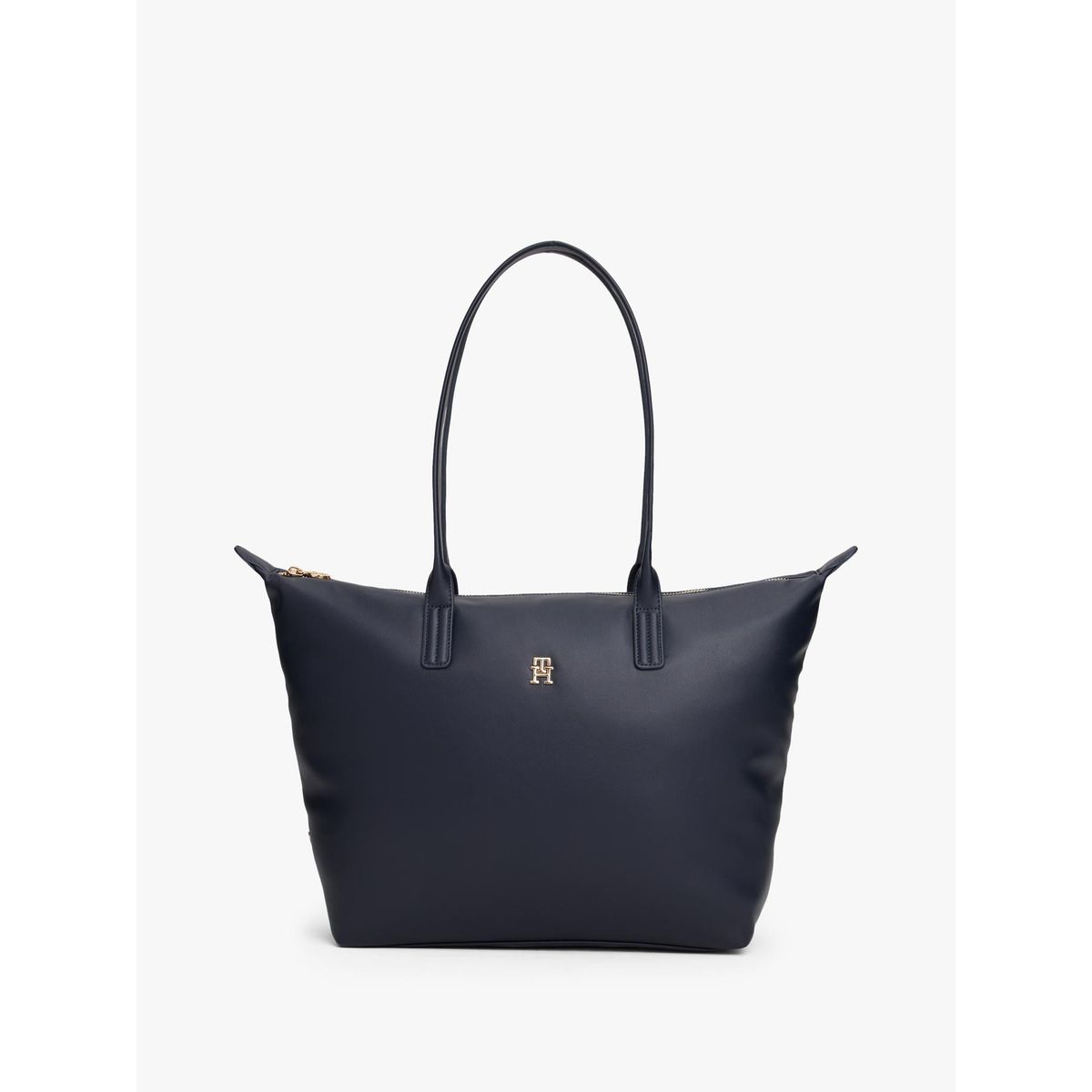 TOMMY HILFIGER - Tote Popette Soft Monogram Azul Tommy Hilfiger