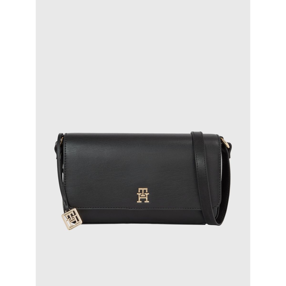 TOMMY HILFIGER - Crossover Latam Solid Negro Tommy Hilfiger