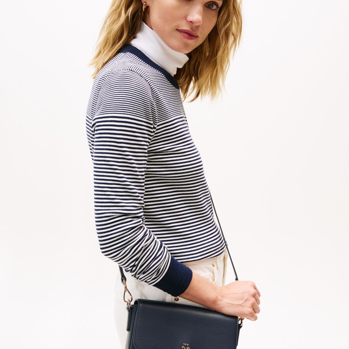 TOMMY HILFIGER - Bandolera Icon Convertible Azul Tommy Hilfiger