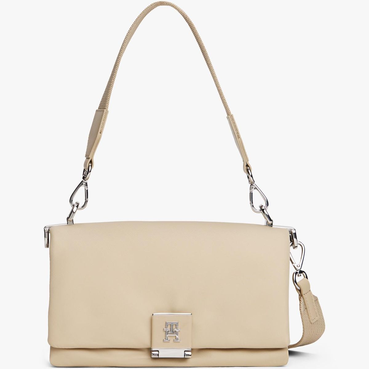 TOMMY HILFIGER - Cartera Bandolera Heritage Beige Tommy Hilfiger