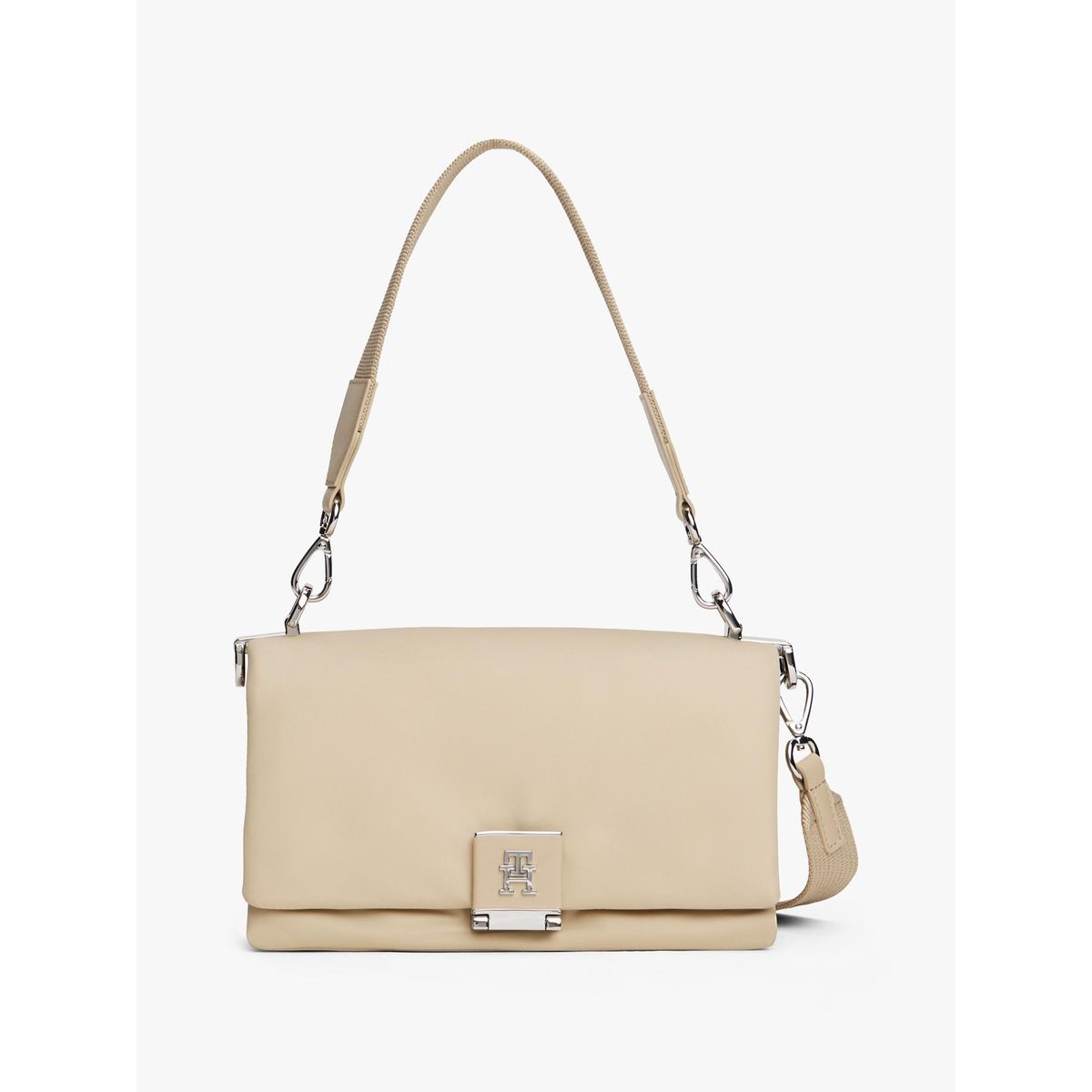 TOMMY HILFIGER - Cartera Bandolera Heritage Beige Tommy Hilfiger
