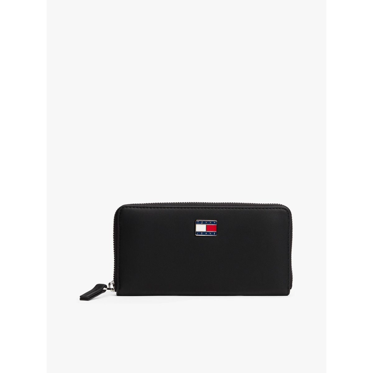 TOMMY HILFIGER - Billetera Cool Large Con Logo Negro Tommy Hilfiger