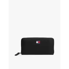TOMMY HILFIGER - Billetera Cool Large Con Logo Negro