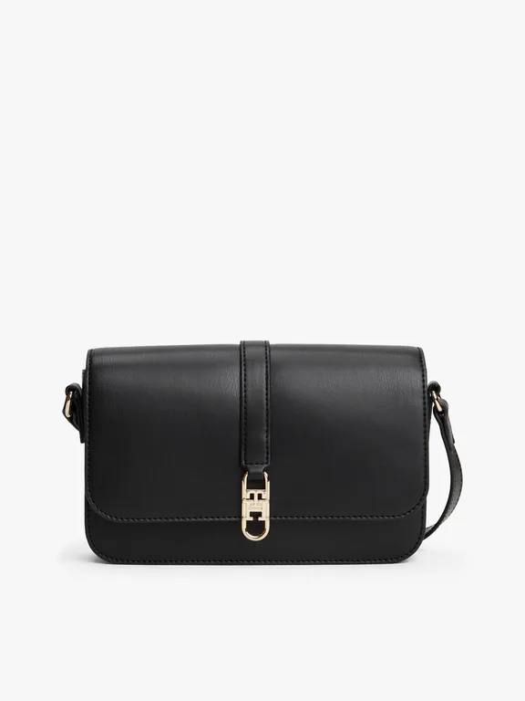 Bandolera Con Solapa Monogram Negro Negro TALLA UNICA