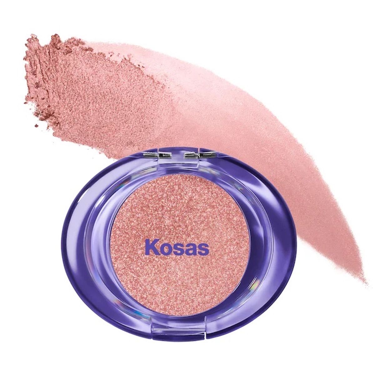 KOSAS - Iluminador en Polvo para Rostro y Ojos Kosas - Glimmerose oro rosa