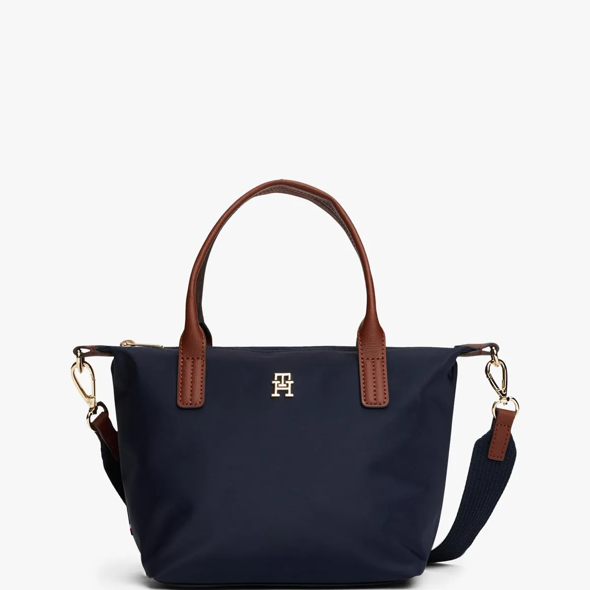 TOMMY HILFIGER - Tote Popette Con Logo Azul Tommy Hilfiger