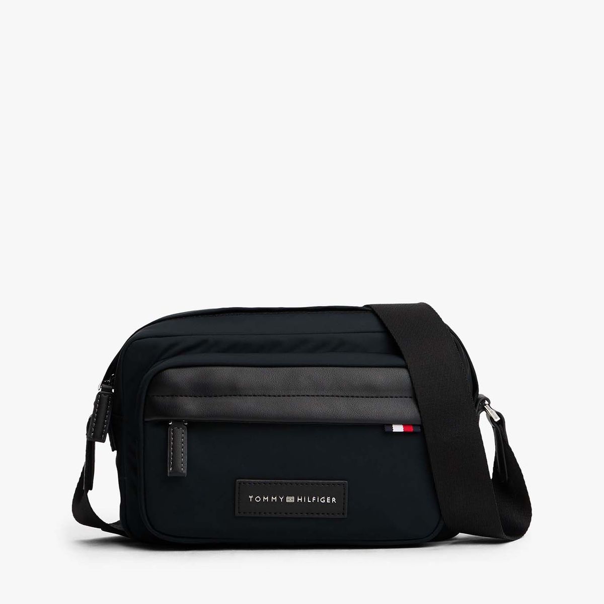 TOMMY HILFIGER - Bolso Duffle Graphic Negro Tommy Hilfiger