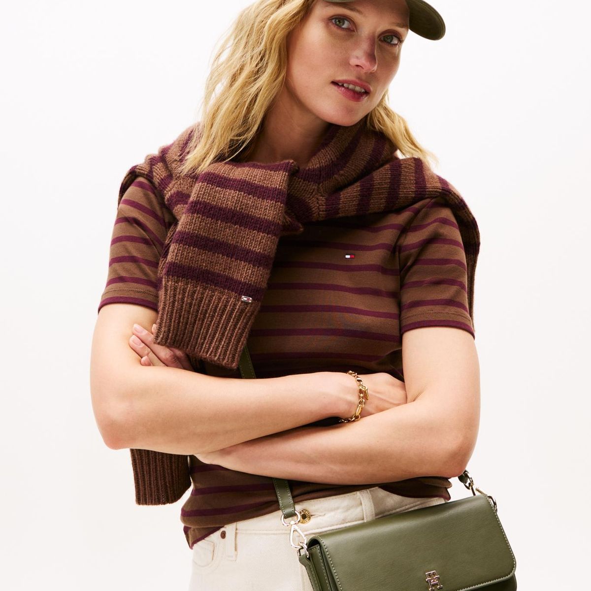 TOMMY HILFIGER - Bandolera Icon Convertible Verde Tommy Hilfiger