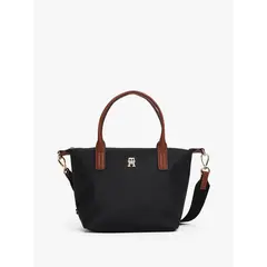 TOMMY HILFIGER - Tote Popette Con Logo Negro