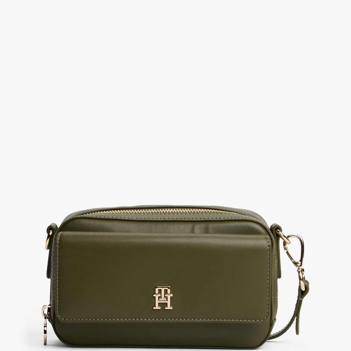 TOMMY HILFIGER - Cartera Icon Con Logo Verde Tommy Hilfiger