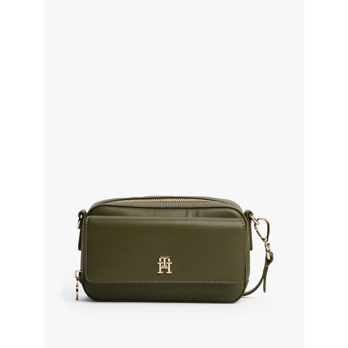 TOMMY HILFIGER - Cartera Icon Con Logo Verde Tommy Hilfiger