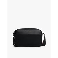 Bolso Reporter Con Logo Metálico Negro