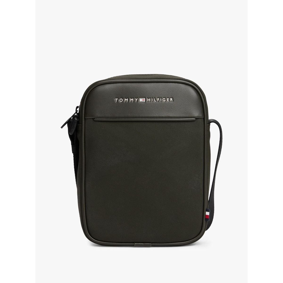 TOMMY HILFIGER - Bolso Reporter Texturizado Negro Tommy Hilfiger