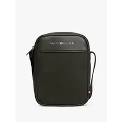 TOMMY HILFIGER - Bolso Reporter Texturizado Negro