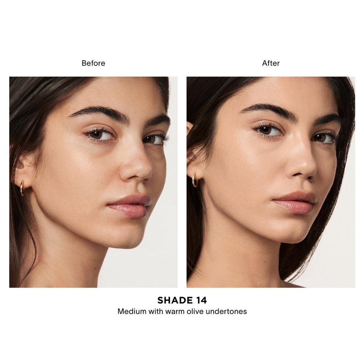 HOURGLASS - Base Luminosa con FPS 30 Illusion Hourglass - 14 medium warm olive