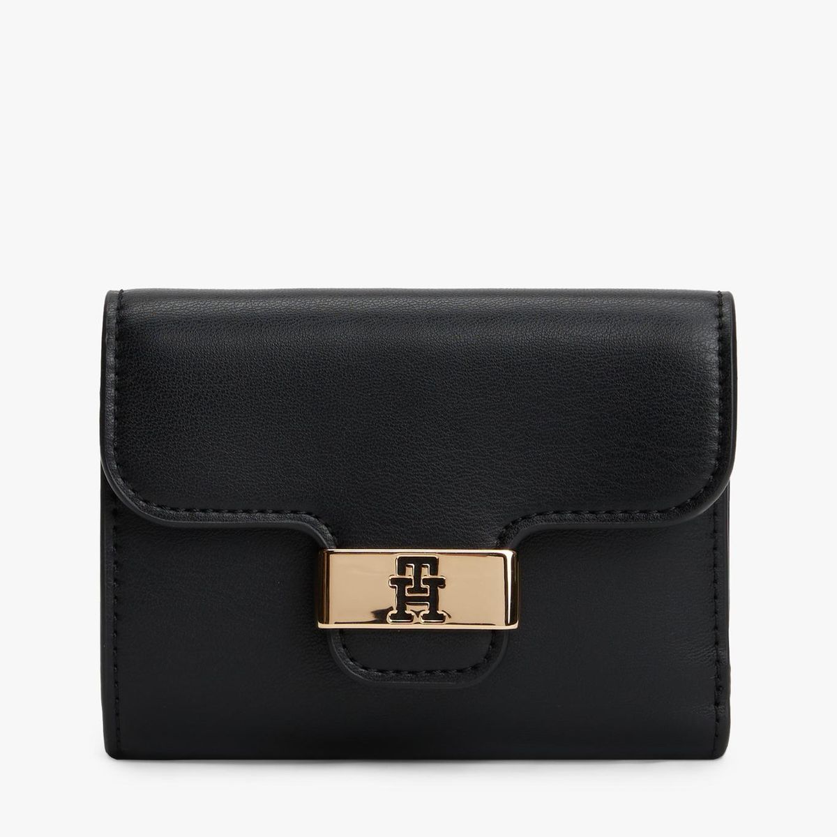 TOMMY HILFIGER - Billetera Heritage Con Solapa Negro Tommy Hilfiger