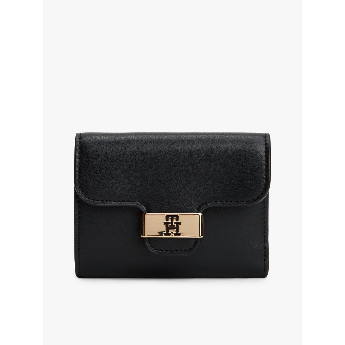 TOMMY HILFIGER - Billetera Heritage Con Solapa Negro Tommy Hilfiger